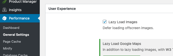 lazy load images option