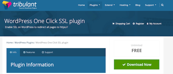 tribulant - one click ssl