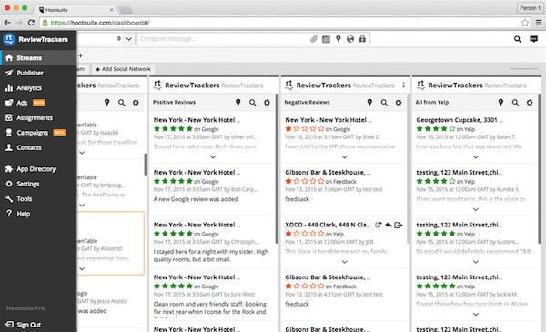 ReviewTracker-hootsuite