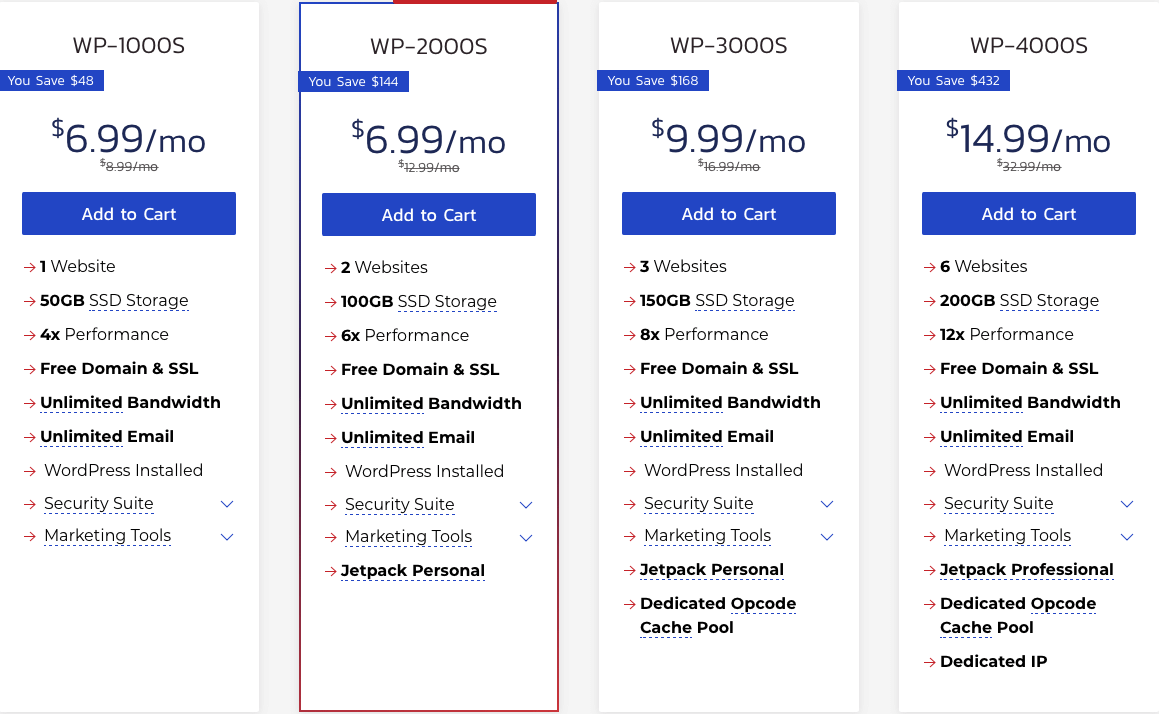 inmotion - pricing for 2 year