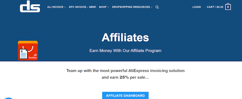 Dropshipping Store Affiliate Program