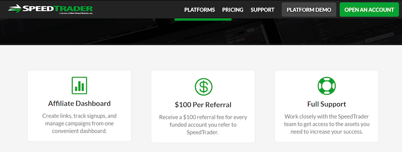 Speedtrader affiliate program