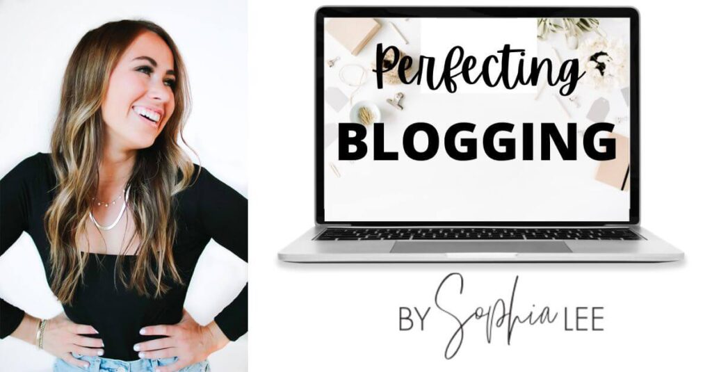 Review of Perfecting Blogging course by Sophia Lee - Main image